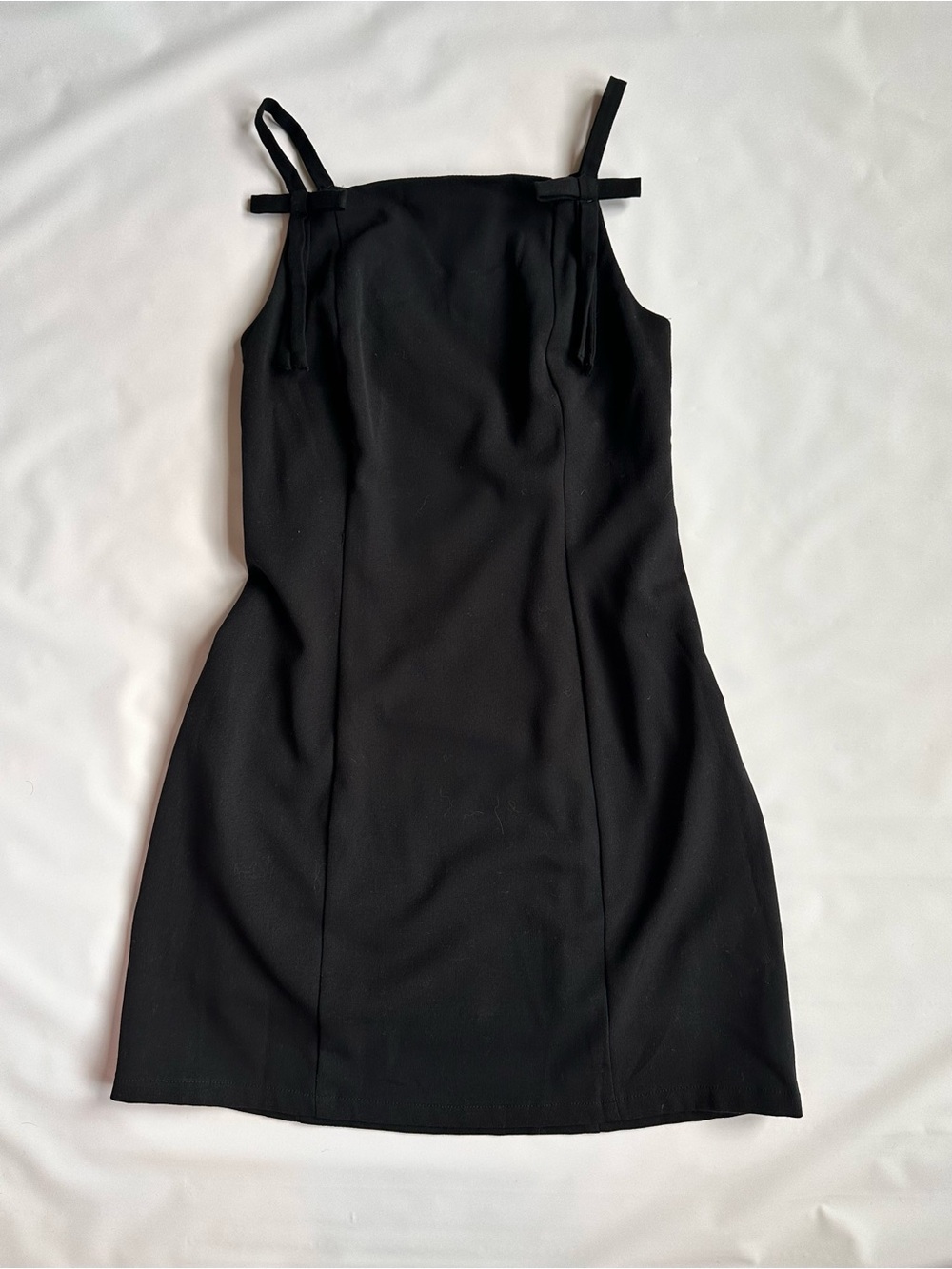 wild fable Black Mini Dress with Tie Straps